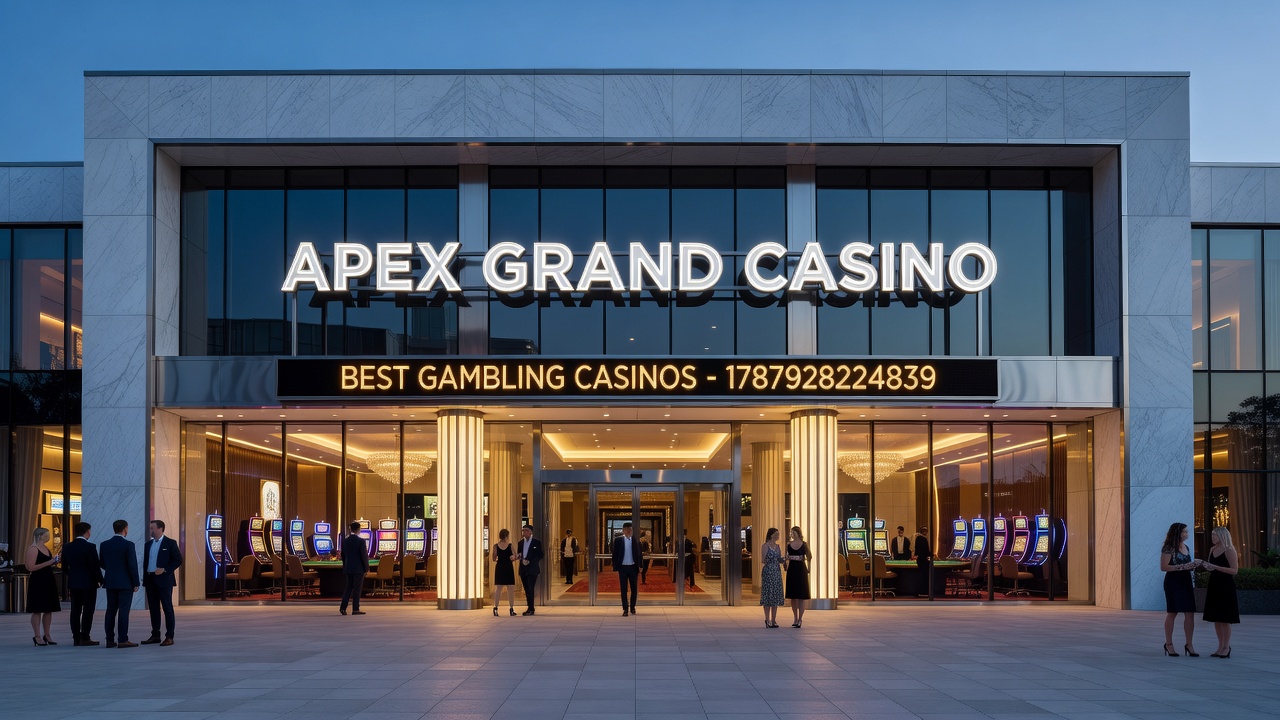 Interior casino floor showing rows of gaming tables and slot machines under ambient lighting