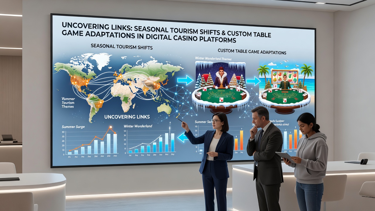 Seasonal tourism patterns influencing digital casino table game designs during peak travel periods